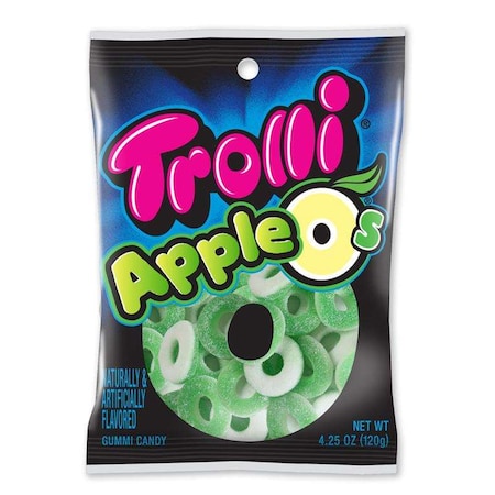 Trolli Trolli Apple O's 4.25 oz. Peg Bag, PK12 2621